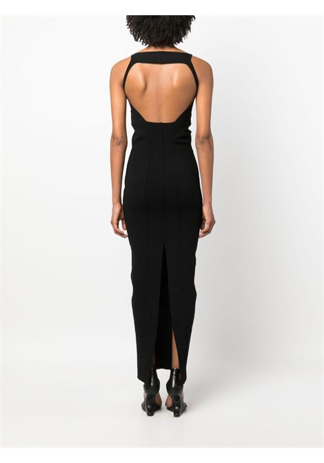 Black cut-out sleeveless maxi dress - women RICK OWENS | RP02C1689KST09